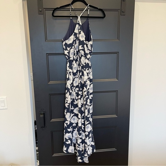Lush Navy Floral Maxi Dress xs - Picture 5 of 5
